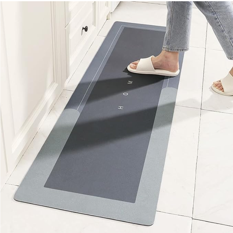 Detalle de la alfombra para cocina y baño