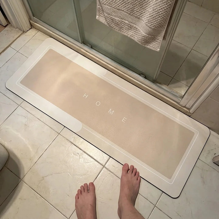 A la salida de la ducha
